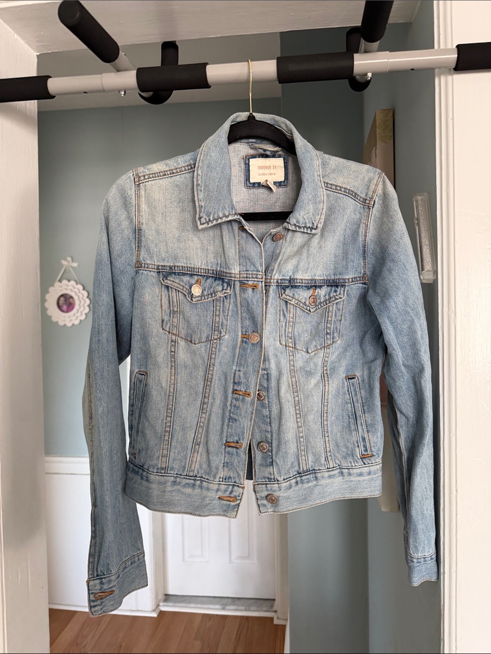 Forever 21 Light Blue Denim Jacket - Women's Jean Jacket